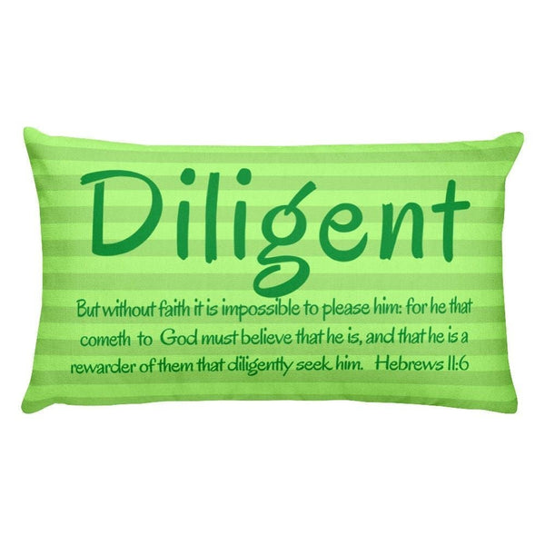 Diligent Rectangular Pillow