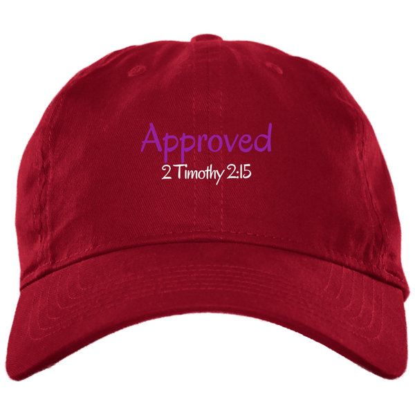 Approved 3 BX001 Brushed Twill Unstructured Dad Cap