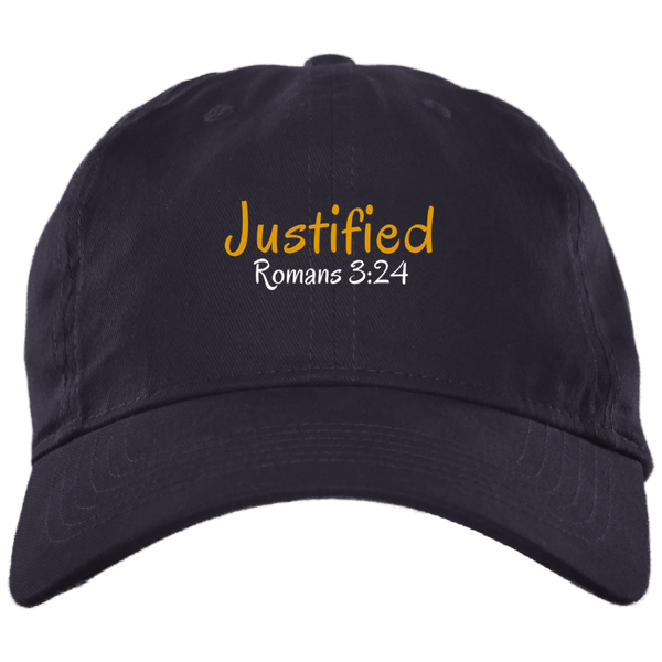 Justified 3a BX001 Brushed Twill Unstructured Dad Cap