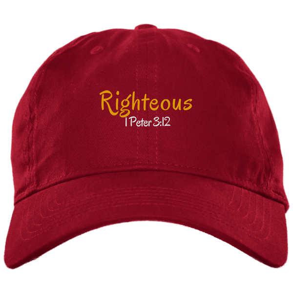 Righteous 3 BX001 Brushed Twill Unstructured Dad Cap