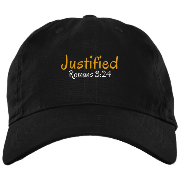 Justified 3a BX001 Brushed Twill Unstructured Dad Cap