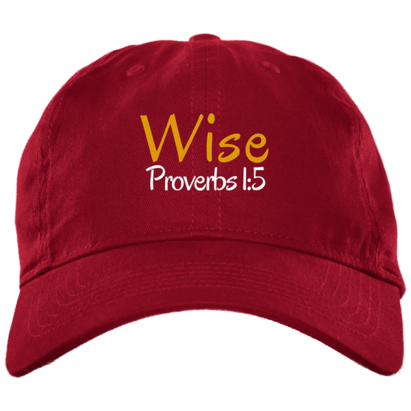 Wise 3 BX001 Brushed Twill Unstructured Dad Cap