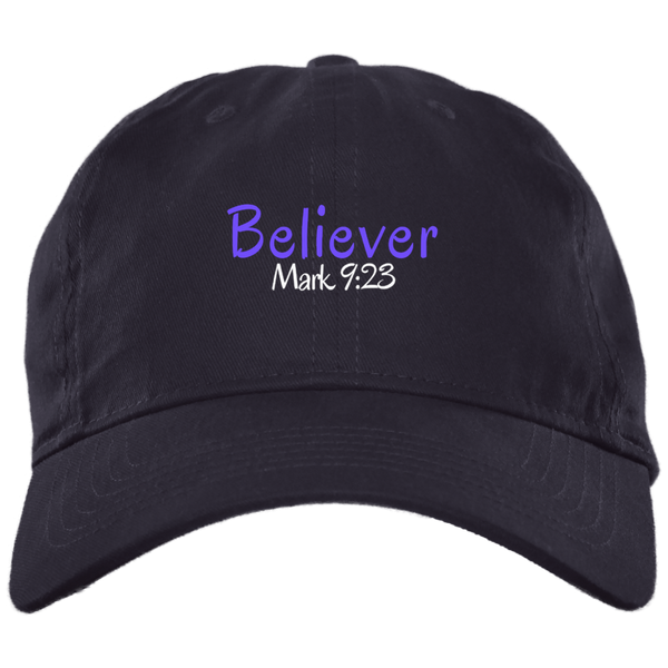 Believer 3 BX001 Brushed Twill Unstructured Dad Cap