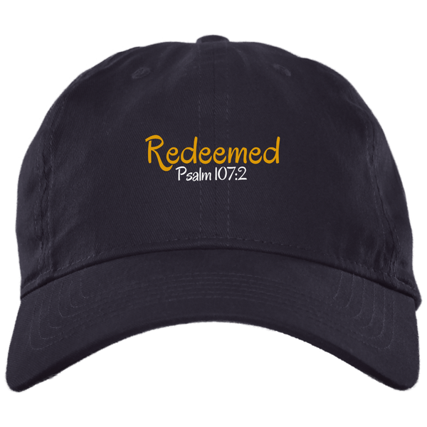 Redeemed 3 BX001 Brushed Twill Unstructured Dad Cap