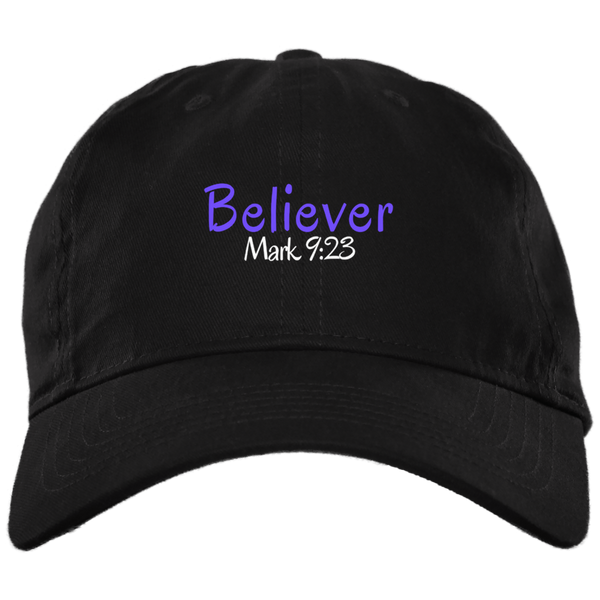 Believer 3 BX001 Brushed Twill Unstructured Dad Cap