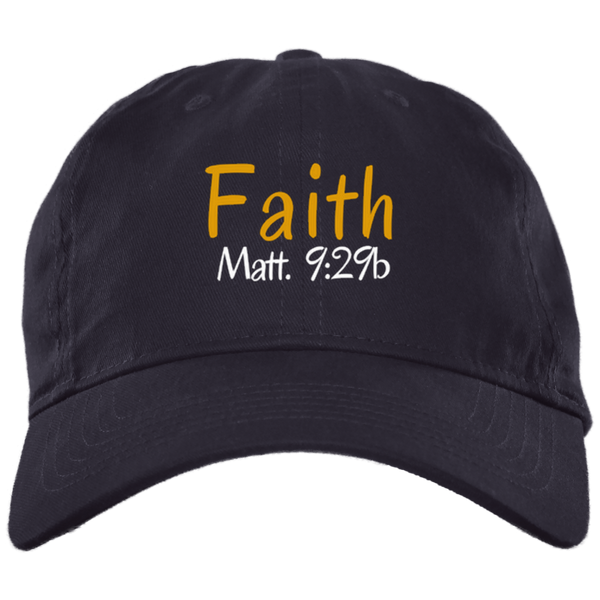 Faith 3a BX001 Brushed Twill Unstructured Dad Cap