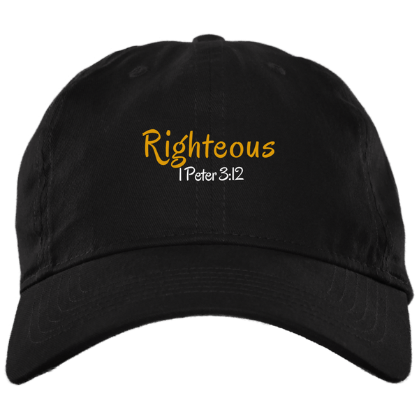 Righteous 3 BX001 Brushed Twill Unstructured Dad Cap