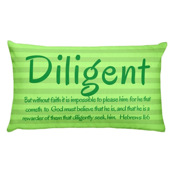 Diligent Rectangular Pillow